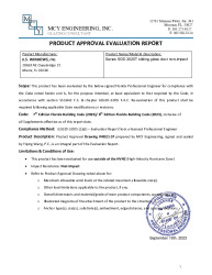 PR TECH DOCS FL40525 R3 AE EVALUATION REPORT FBC 2023 2020T NI-SS