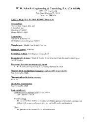PR TECH DOCS FL40645 R1 AE EVALUATION REPORT WWS-394
