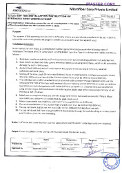 PR Instl Docs FL40694 R3 II FL40694 R3 II FL41773 R0 II MFC QA 40.2 SOP For Installation Instruction Underlayment As per FBC Section 1507  1518