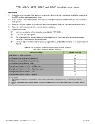 PR Instl Docs FL40711 R3 II 260304 FL40711 TER 1909-04 Install Instrucs