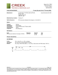 PR Instl Docs FL40906 R1 II IMR22001.1 2023 FBC Eval Metal Roofing final