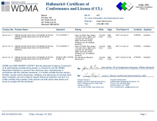 PR CERTIFICATE FL41051 R1 C CAC UIFD 2.25 G2 STAT IZ3 36100 1161.11.12.13