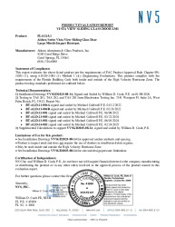 PR TECH DOCS FL41125 R7 AE EVALUATION REPORT VISTA VIEW SGD LMI 2026-01-12 DIG SIGN