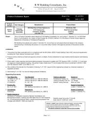 PR TECH DOCS FL41130 R1 AE (B) EVAL 41130.1