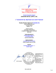 PR INSTL DOCS FL41159 R1 II 24 GA. NAISLTRIP STANDING SEAM OVER PLYWOOD