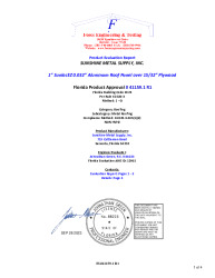 PR INSTL DOCS FL41159 R1 II ALUMINUM NAISLTRIP STANDING SEAM OVER PLYWOOD
