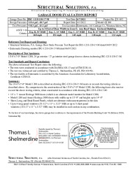PR TECH DOCS FL41160 R2 AE IRC-1218-130-17-M EVALUATION REPORT 7-16 FL