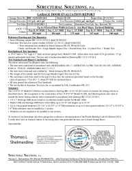 PR TECH DOCS FL41160 R4 AE IRC-1218-155-26-I EVALUATION REPORT 7-22 FL