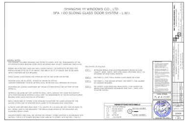 PR INSTL DOCS FL41539 R1 II SPA 100 SLIDING DOOR FL41539 AD22-18 REV12.12.2023-SS