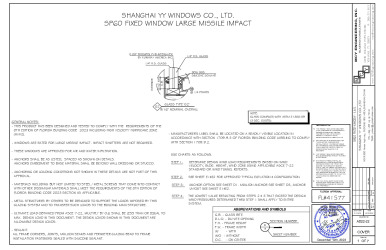 PR Instl Docs FL41577 R1 II superhouse SP60 fixed window FL41577 AD22-22 REV 12.12.2023-SS