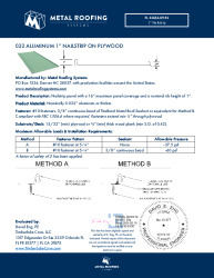 PR Instl Docs FL41654 R1 II 032 100Nailstrip Plywood nonHVHZ