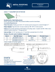 PR Instl Docs FL41654 R1 II 24ga 100Nailstrip Plywood nonHVHZ