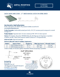 PR Instl Docs FL41654 R1 II 24ga 200Mechanical BDeck
