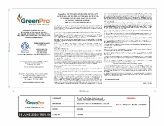PR INSTL DOCS FL41661 R3 II INSTALLATION INSTRUCTIONS