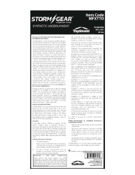 PR INSTL DOCS FL41686 R1 II FL41686 R1 II SRS STORM GEAR  INSTALLATION INSTRUCTIONS