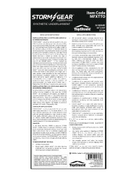 PR INSTL DOCS FL41686 R1 II SRS STORM GEAR  INSTALLATION INSTRUCTIONS