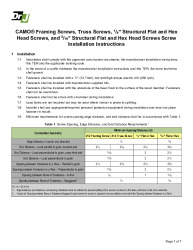 PR Instl Docs FL41741 R2 II 01 230915 CAMO Installation Instructions