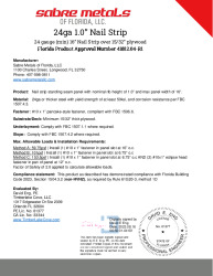 PR Instl Docs FL41812 R1 II 24ga 1.0 Nailstrip plywood nonHVHZ