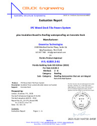 PR INSTL DOCS FL41859 R1 II 03 23-574 WOOD-ER8 DS