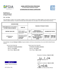 PR CERTIFICATE FL41875 R0 C CAC 20652