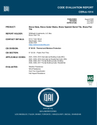 PR TECH DOCS FL41880 R2 AE CERU-1014REV3- WILDHAWK INVESTMENTS DBA BRAVA TILE - 31072025