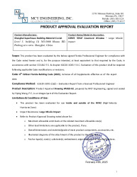 PR TECH DOCS FL41884 R2 AE EVALUATION REPORT  SP60 CASEMENT WINDOW REV 02.05.2025-SS