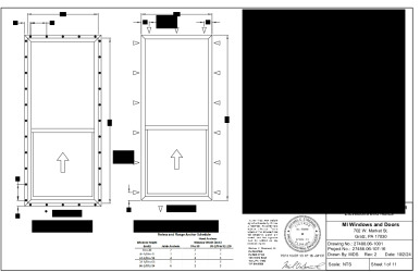 PR Instl Docs FL41886 R7 II 27488.06-1001 (Rev 2) - 3540 SH 36x84 Oriel Non-Impact Installations