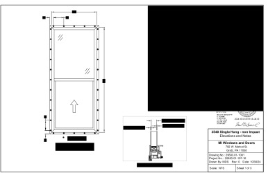 PR Instl Docs FL41886 R8 II 29583.01-1001 - 3540 SH 36x84 Non-Impact Installations