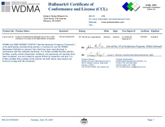PR CERTIFICATE FL41891 R3 C CAC CCL 22091, 22092 TAS