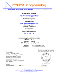 PR Instl Docs FL41919 R1 II 1 IB3 SSPlus EVALREPORT 