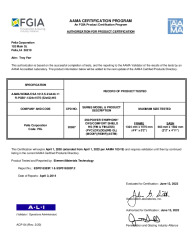PR CERTIFICATE FL41973 R3 C CAC PELLA - 250-POWER SYMPH-CWS-COMF. SHIELD HS (15) (FIN  FINLESS)   JUNE 2023 (EXT.5)