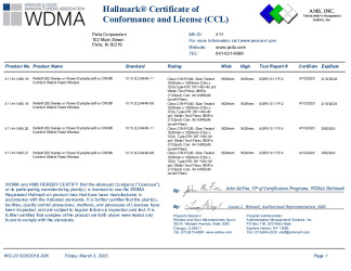 PR CERTIFICATE FL41975 R0 C CAC CCL 411-H-1460.18-19-20-21