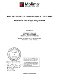 PR TECH DOCS FL41978 R2 AE 25164-1 VPI QUALITY WINDOWS -  TWIN SH FBC