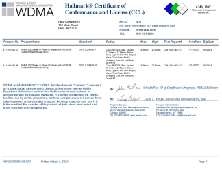 PR CERTIFICATE FL41990 R1 C CAC CCL 411-H-1462.57.58