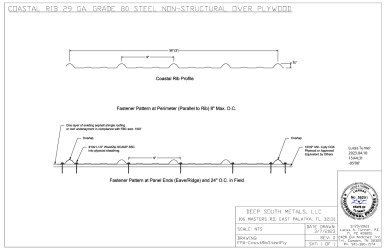 PR Instl Docs FL42011 R0 II CoastalRibSteelPly