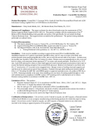 PR TECH DOCS FL42011 R1 AE EVALREPORT-COASTALRIBSTEEL-BATTENS