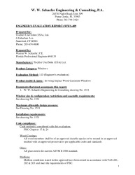PR TECH DOCS FL42046 R1 AE EVALUATION REPORT WWS-409