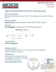 PR Instl Docs FL42047 R1 II 29ga Rib