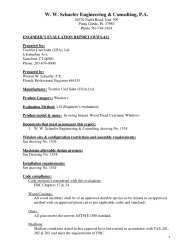 PR TECH DOCS FL42049 R0 AE EVALUATION REPORT WWS-411