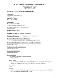 PR TECH DOCS FL42058 R0 AE EVALUATION REPORT WWS-414