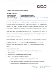 PR TECH DOCS FL42081 R1 AE EVAL 