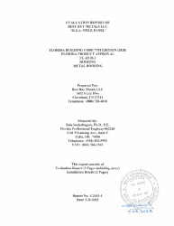 PR Instl Docs FL42103 R0 II EvaluationReportC2651 1