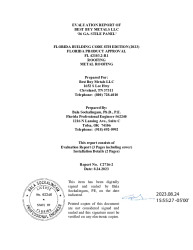 PR Instl Docs FL42103 R1 II EvaluationReportC2716 2