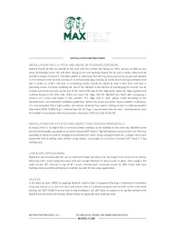 PR INSTL DOCS FL42142 R2 II MAXFELT INSTALLATIONS ENGLISH ALL 2023