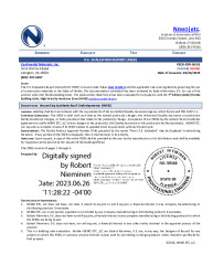 PR INSTL DOCS FL42148 R0 II 2023 06 26 FINAL PEER-CMI-003.B HVHZ FL42148