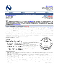 PR TECH DOCS FL42148 R1 AE 2023 10 02 FINAL PEER-ACTCMI-001.A NON-HVHZ FL42148-R1
