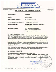 PR TECH DOCS FL42154 R0 AE PER DRWG 23-036 F AND L ALUMINUM PARTS INC 