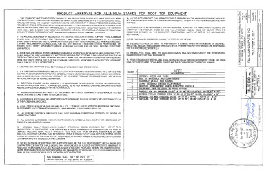 PR Instl Docs FL42154 R0 II PED DRWG 23-036 F and L ALUMINUM PARTS INC