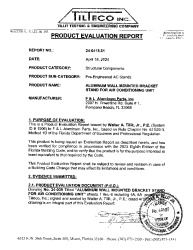 PR TECH DOCS FL42154 R3 AE PER DRWG 25-039 F AND L ALUMINUM PARTS