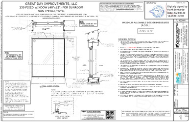 PR INSTL DOCS FL42209 R0 II DS-23-61359A 230 FIXED 48X82 (2023 FSA)
